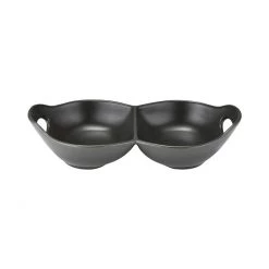 Ladelle ENGAGEMENT & WEDDING Host 2-Part Handled Bowl - Charcoal
