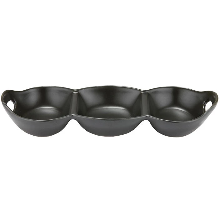 Ladelle Bowls, Plates & Serveware Host 3-Part Handled Bowl - Charcoal