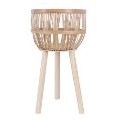 Emporium Rosado Planter & Stand - Natural (56cm) Restocked