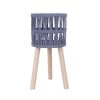 Emporium Rosado Planter & Stand - Blue (44cm)
