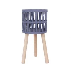 Emporium Rosado Planter & Stand - Blue (44cm)