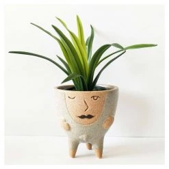 Urban Products Grey Bob Planter VASES & PLANTERS
