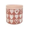Urban Products Love Sketch Planter - Dark Pink (13.5cm)