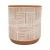 Urban Products VASES & PLANTERS Corby Line Planter - Terracotta (16cm)