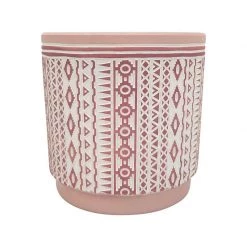Urban Products Corby Aztec Planter - Pink (15cm) VASES & PLANTERS