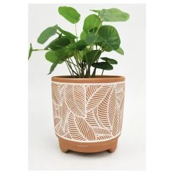 Urban Products Corby Leaf Planter - Terracotta (13cm)