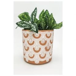 Urban Products Gatsby Lace Planter - Terracotta (13cm)