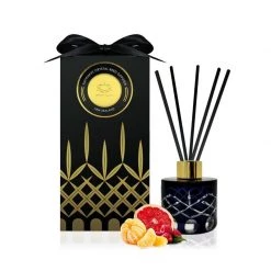 Surmanti Kiwiana Luxury Crystal Reed Diffuser - Sweet Mandarin & Grapefruit (100ml)