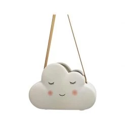 Urban Products Hanging Cloud Planter - White