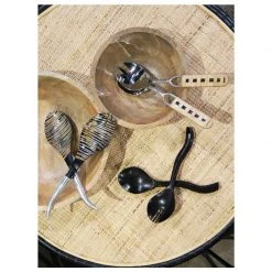 Banyan Home ENGAGEMENT & WEDDING Benito Horn Server Set