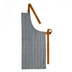 Raine & Humble Wild Stripe Apron - Navy Blue