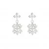 Lindi Kingi Baroque Star Earrings - Platinum Women's Gifts - Over $50
