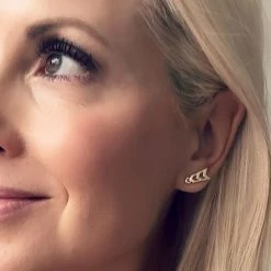 Lindi Kingi Formation Studs - Gold