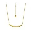 Republic Road Valentines Day All Bar None Choker Necklace - Gold