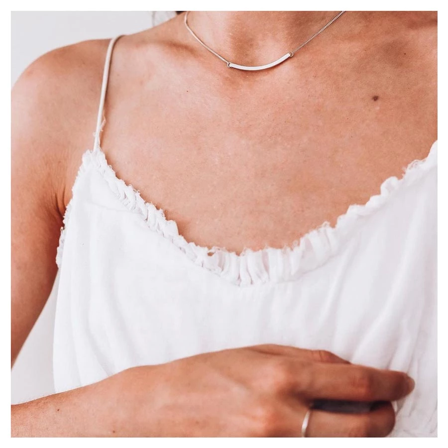 Republic Road All Bar None Choker Necklace - Silver Valentines Day