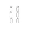 Republic Road Revival Chain Link Earrings - Silver