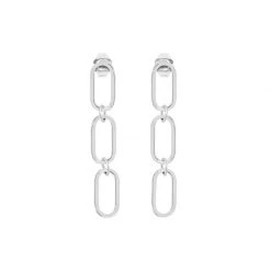 Republic Road Revival Chain Link Earrings - Silver