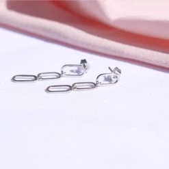 Republic Road Revival Chain Link Earrings - Silver