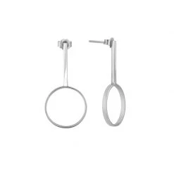 Republic Road Illuminate Clarity Earrings - Silver