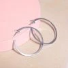 Republic Road NEW ARRIVALS Roundabouts Hoop Earrings - Silver