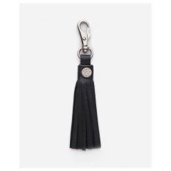 Stitch & Hide Leather Bag Tassel - Black
