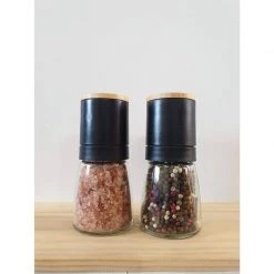 Dishy Bambu Upside Down Mill - Himalayan Salt