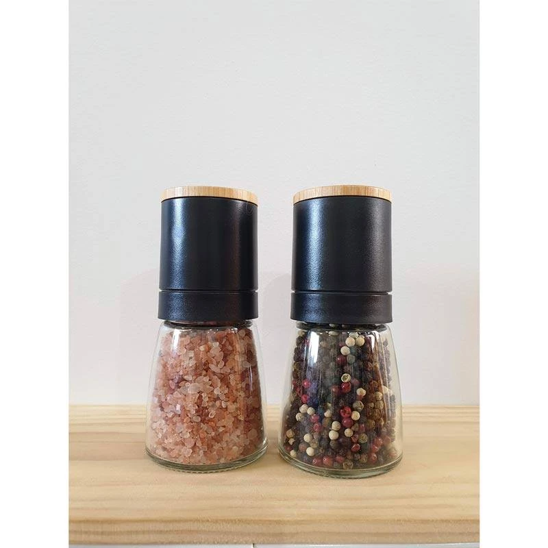 Dishy Bambu Upside Down Mill - Himalayan Salt