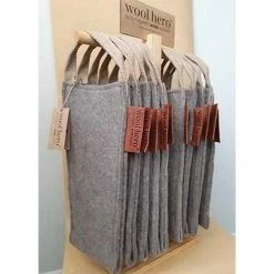 Wool Hero NZ Wool Wine Tote Bag