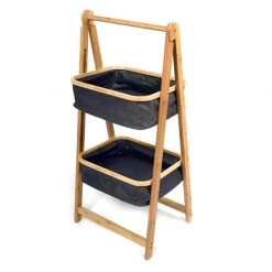 L.T. Williams Home Accents Bamboo Storage Hamper