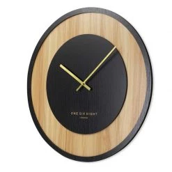 One Six Eight Emilia Charcoal Clock (40cm)