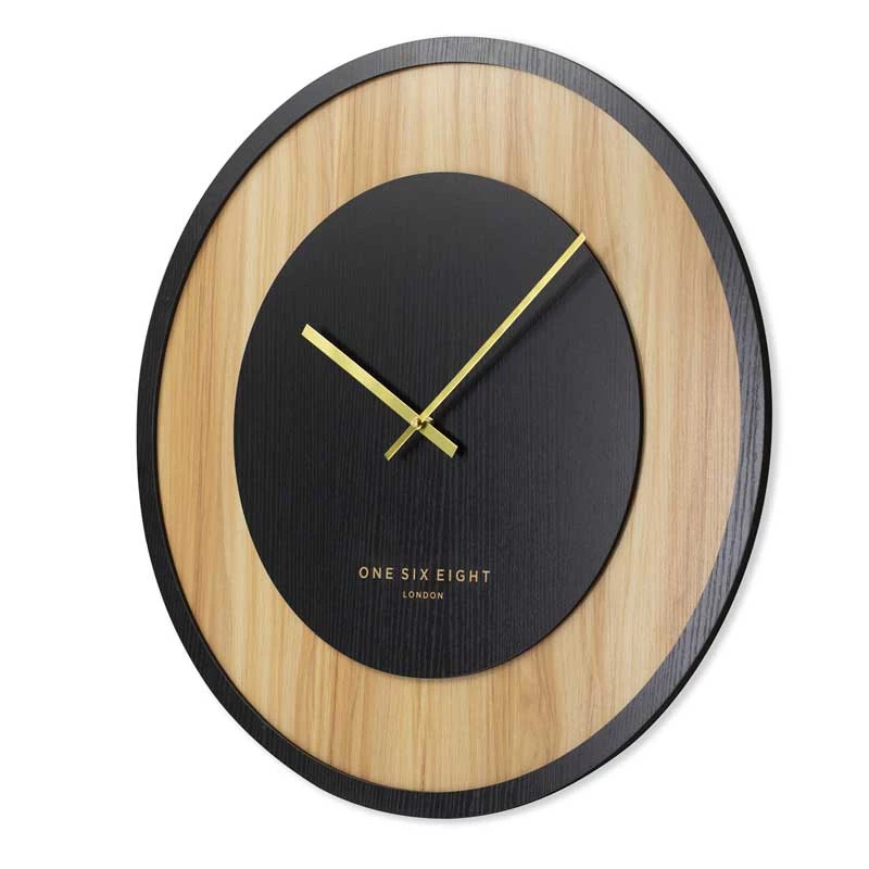 One Six Eight Emilia Charcoal Clock (60cm)