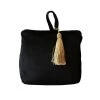 Le Forge Velvet Tassel Door Stop - Black Restocked