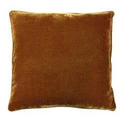 Le Forge Cushions Crushed Velvet Cushion - Gold (50cm)