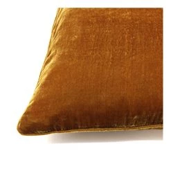 Le Forge Cushions Crushed Velvet Cushion - Gold (50cm)