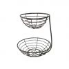 L.T. Williams Black Onyx 2-Tier Fruit Bowl