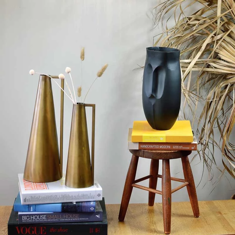 Roam & Loom NEW ARRIVALS Brass Jug Set (2pc)