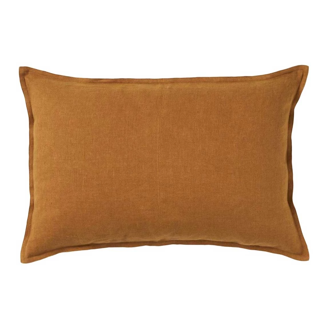 Weave Linen Lumbar Como Cushion - Spice Coastal