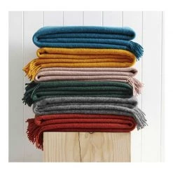 Weave NZ Lambswool Nevis Throw - Charcoal