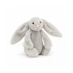 Jellycat Valentines Day Bashful Silver Bunny - Small