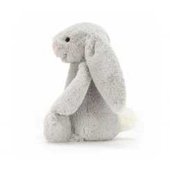 Jellycat Valentines Day Bashful Silver Bunny - Small