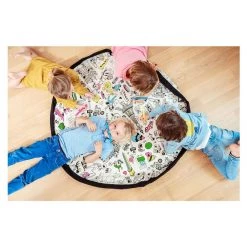 Play & Go Colour My Bag Paris Storage Bag & Play Mat - Large Monochrome