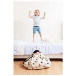 Play & Go Monochrome Glow In The Dark Space Storage Bag & Play Mat - Large