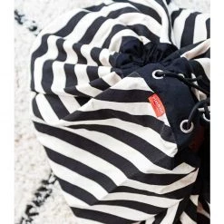 Play & Go Black Stripe Storage Bag & Play Mat - Large