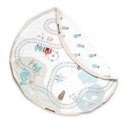 Play & Go GIRLS GIFTS Train Map / Bears Storage Bag & Play Mat - Large