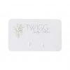Twigg Paper Plane Silver Stud Earrings