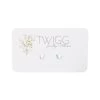 Twigg JEWELLERY Sterling Silver Butterfly Stud Earrings