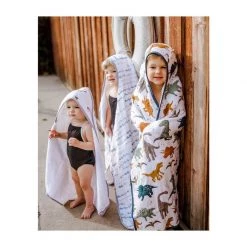 Little Unicorn Big Kids Hooded Towel β Dino Friends BOYS GIFTS