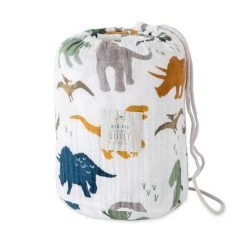 Little Unicorn Restocked Big Kids Cotton Muslin Quilt – Dino Friends