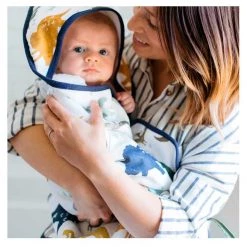 Little Unicorn BABY & TODDLER GIFTS Hooded Towel & Wash Cloth Set – Dino Friends