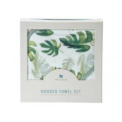 Little Unicorn Hooded Towel & Wash Cloth Set – Tropical Leaf BABY & TODDLER GIFTS